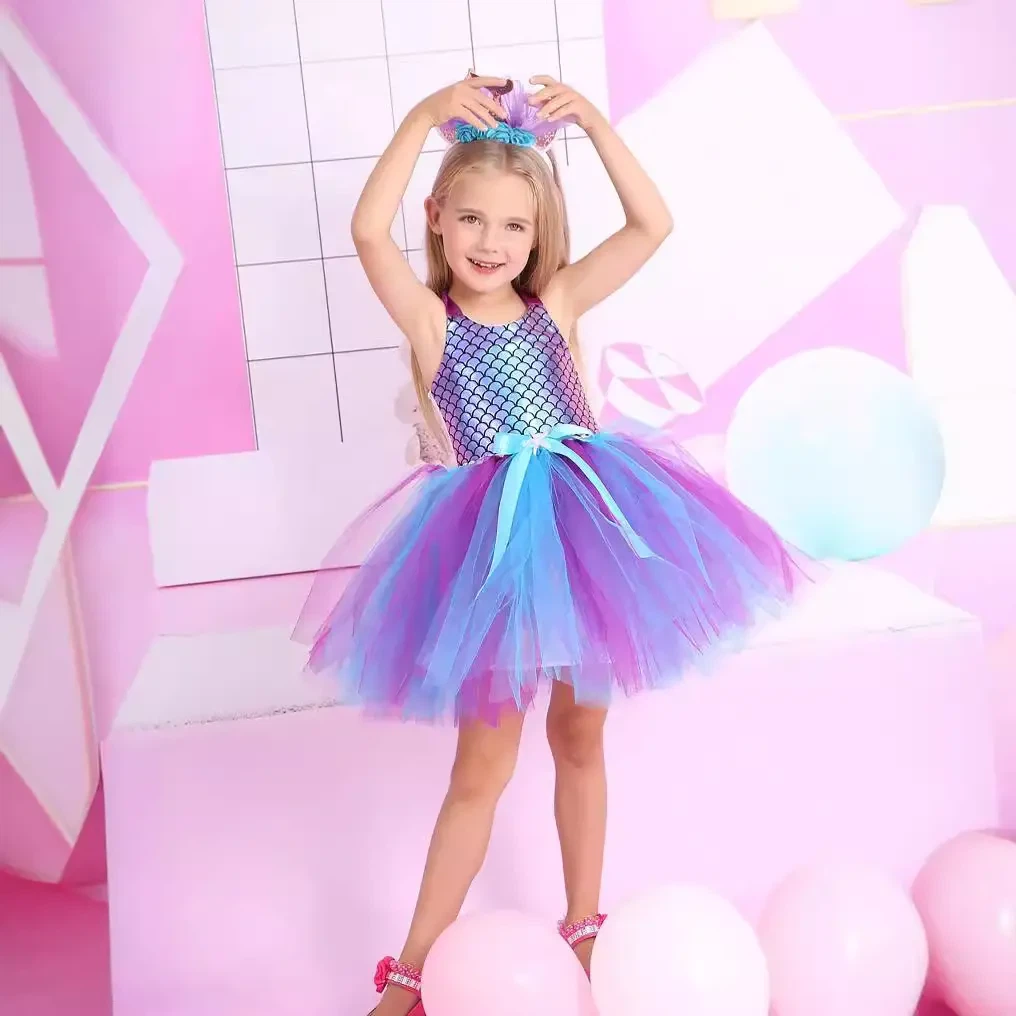 Mermaid princess dress1